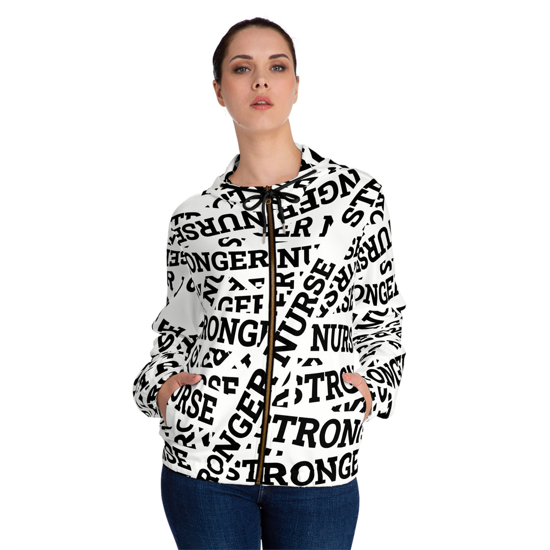 Stronger Nurse x Balenciaga Zipper Hoodie