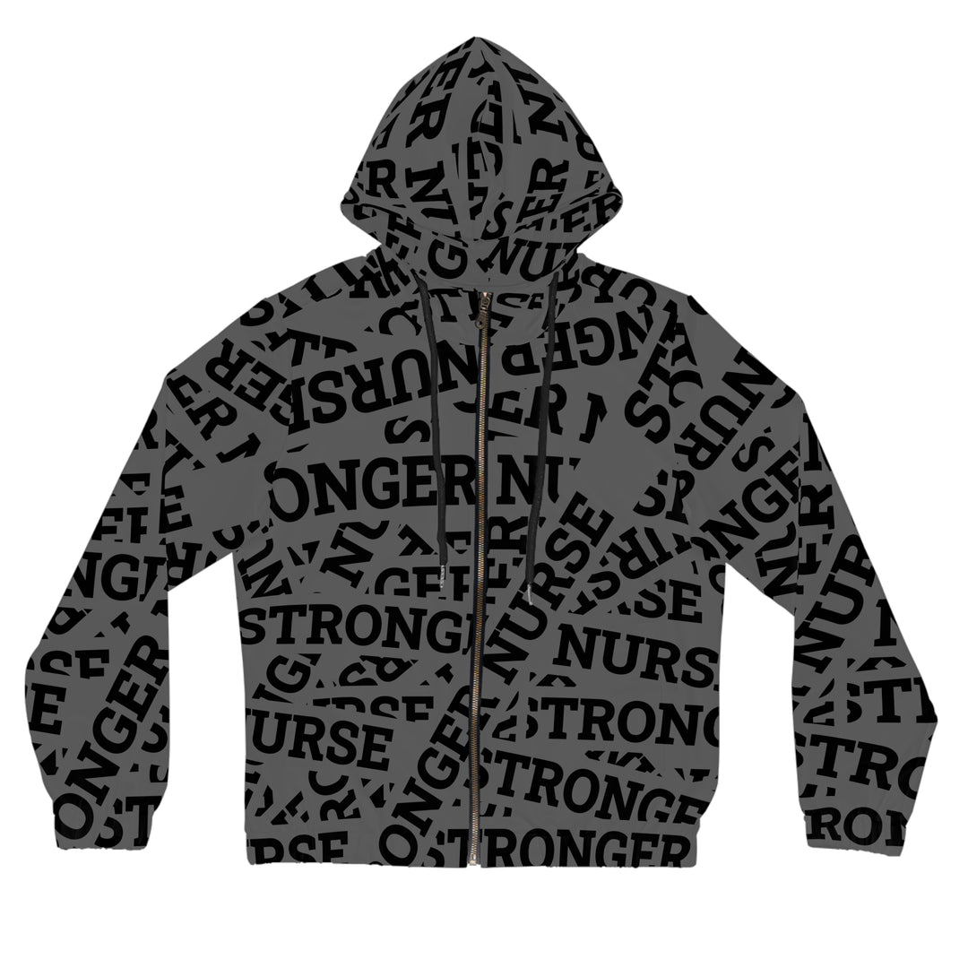 Stronger Nurse x Balenciaga Zipper Hoodie