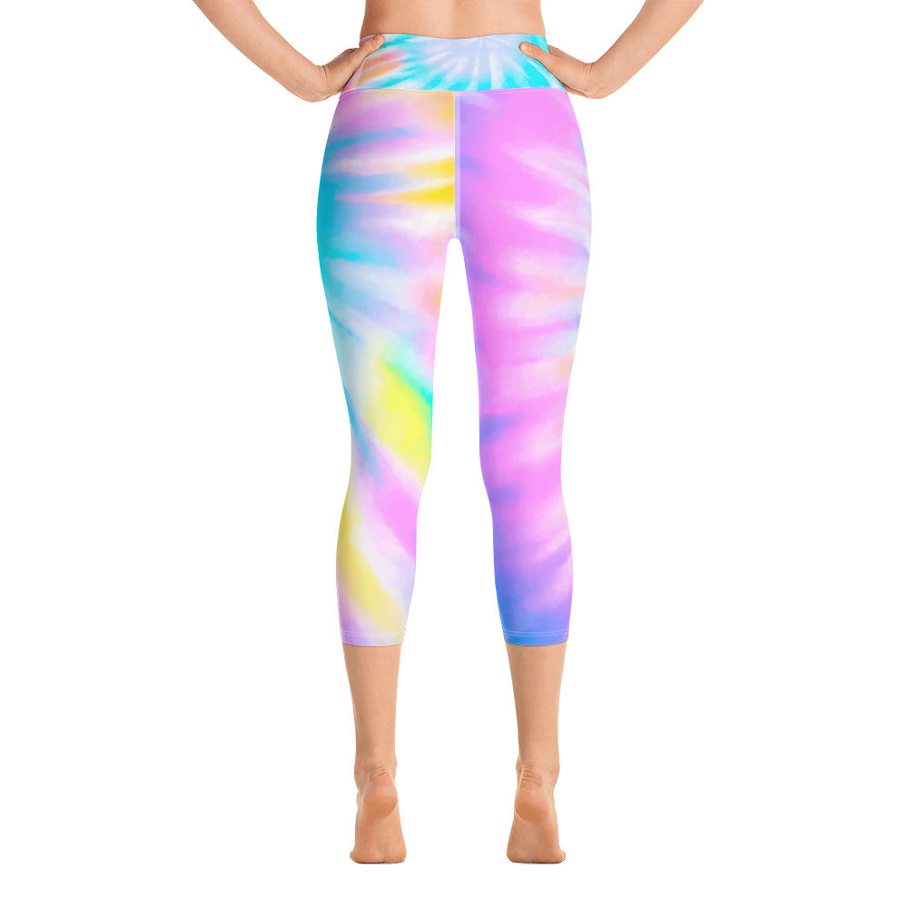 Stronger Nurse Tie-Dye Capri Leggings