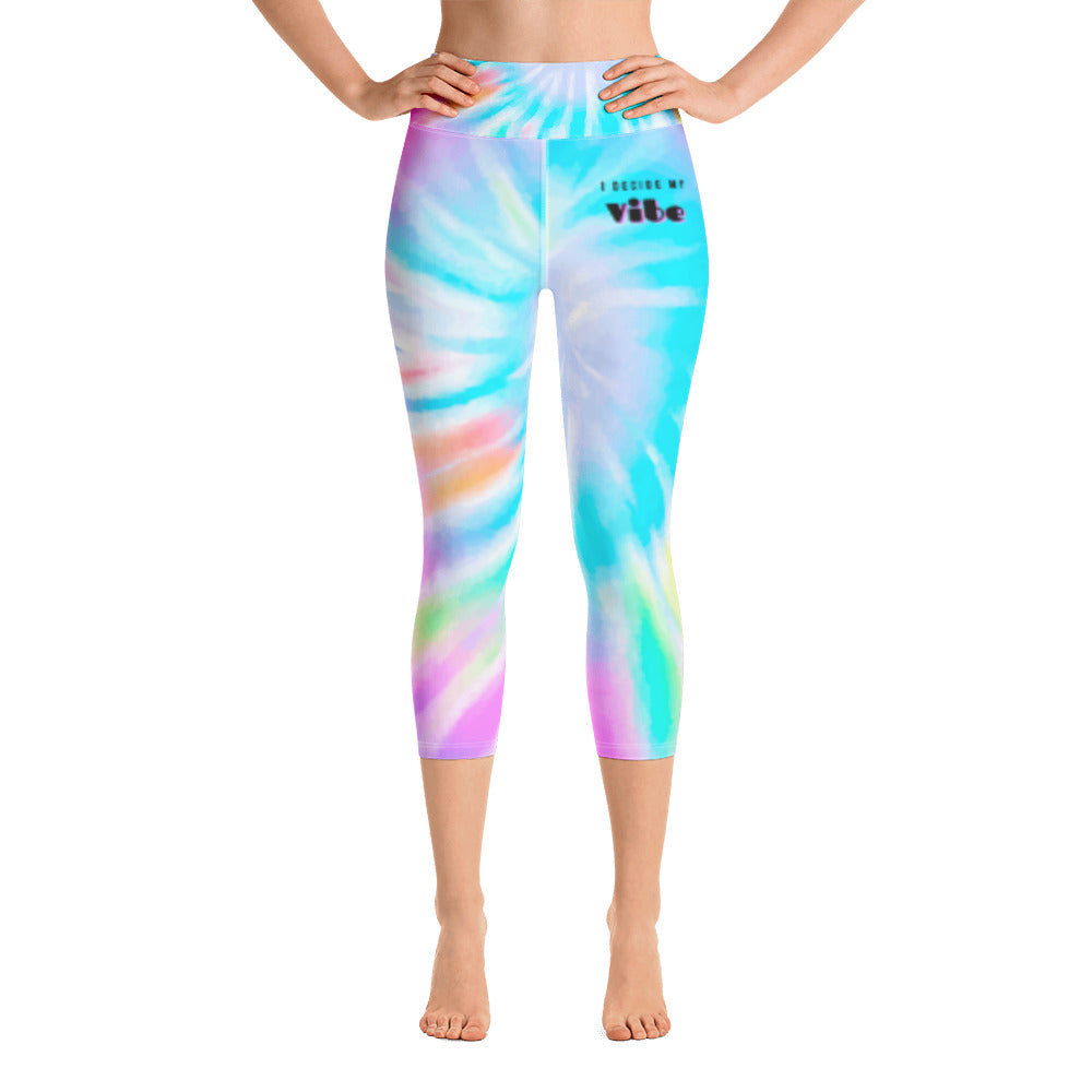 Stronger Nurse Tie-Dye Capri Leggings